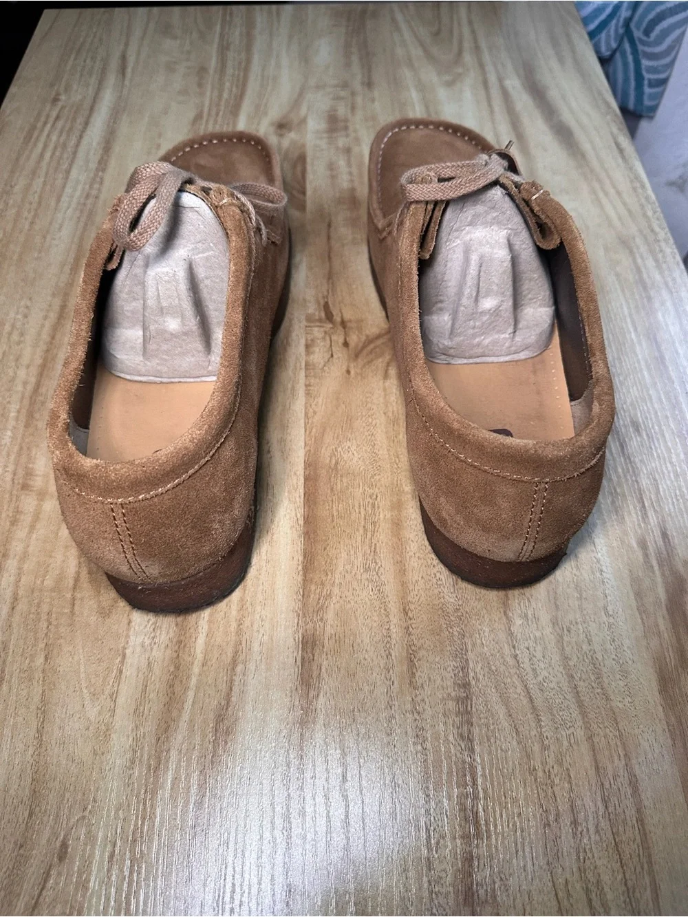 Men’s Suede Wallabee Lace Shoes - Brown
